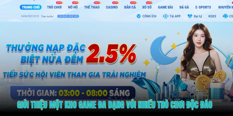 Giới thiệu một hệ sinh thái game đa dạng với nhiều trò chơi độc đáo