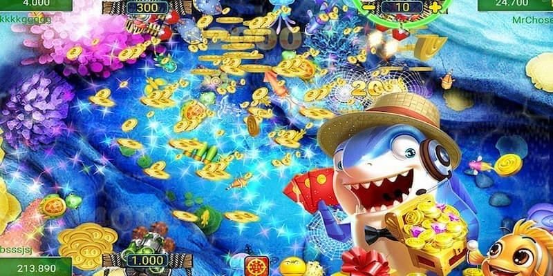 Hình ảnh cá thần tài vô cùng lộng lẫy