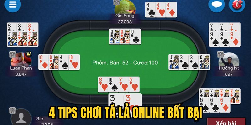 4 tips chơi Tá Lả online bất bại