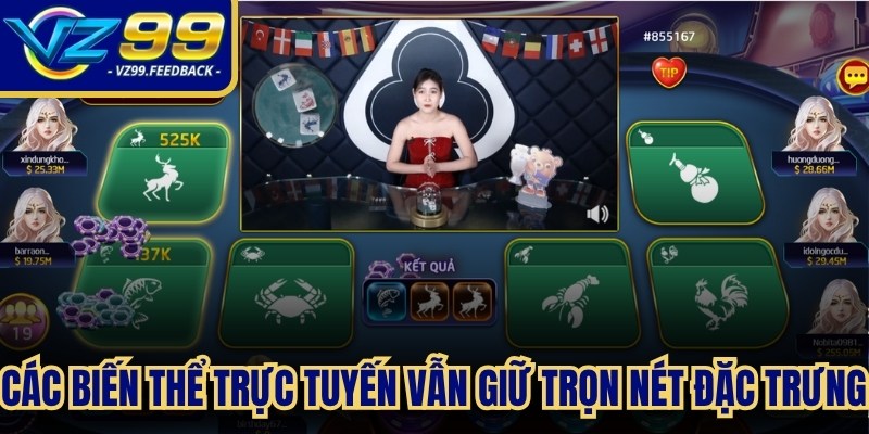 Các biến thể trực tuyến vẫn giữ trọn nét đặc trưng cổ điển rất thú vị
