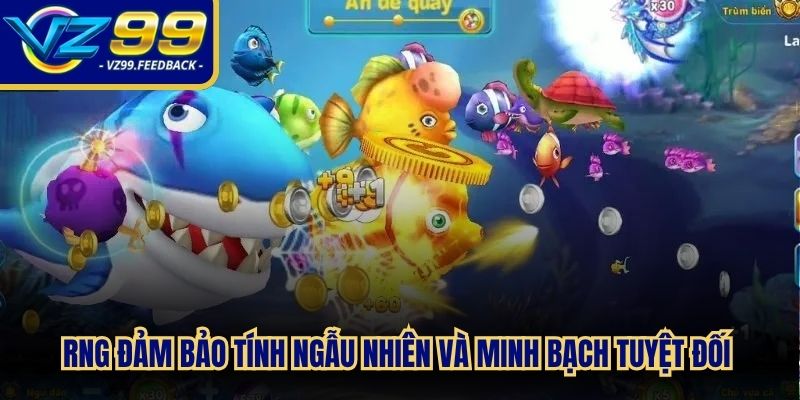 RNG đảm bảo tính ngẫu nhiên và minh bạch tuyệt đối khi săn cá